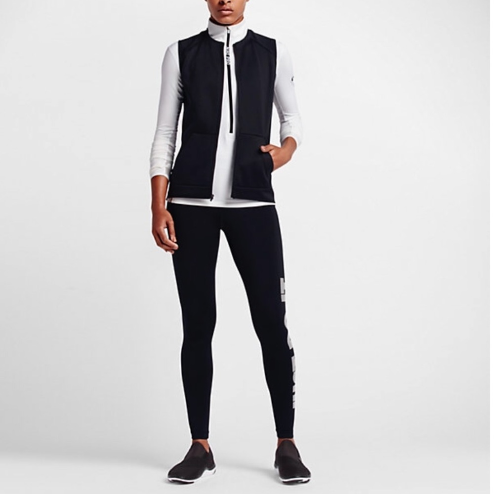 Nike Sphere Black Storm Weather Protection Vest Lg
